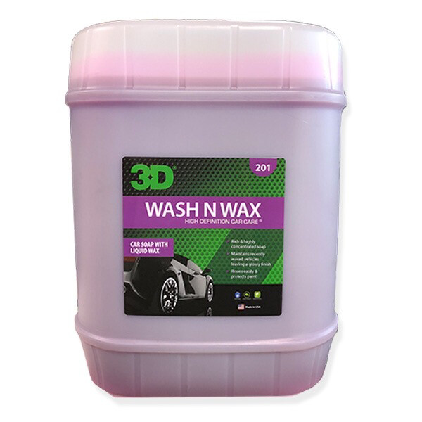 3D Wash N Wax - 5 Gallon