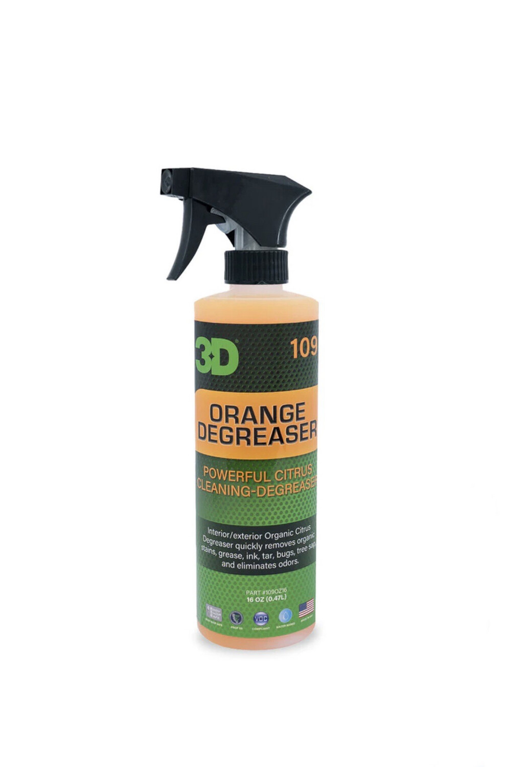 3D Orange Citrus Degreaser - 16 Oz  3D Orange Citrus Degreaser - 16 Oz