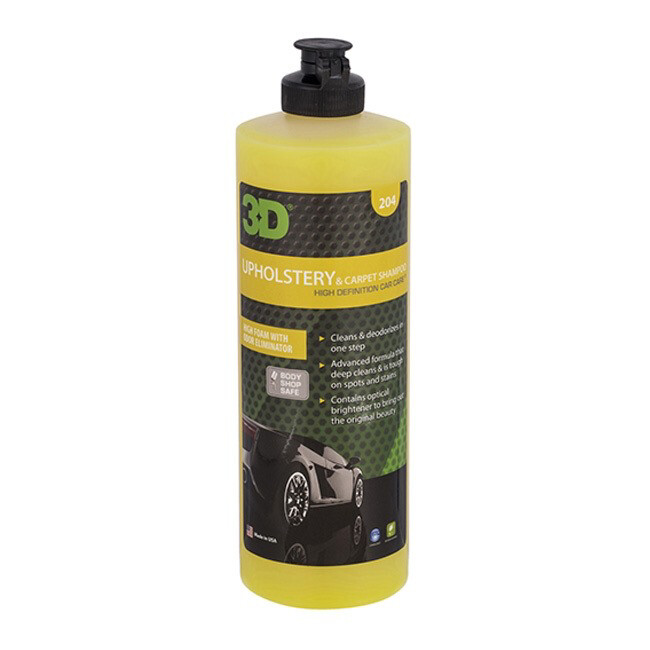 3D Upholstery &amp; Carpet Shampoo - 16 Oz 