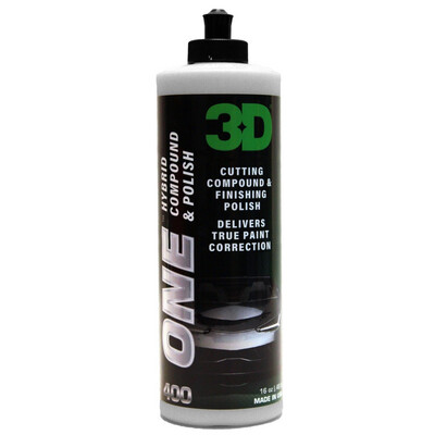 3D One, Hybrid Cutting Compound and Finishing Polish - 16 Oz