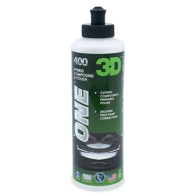 3D One, Hybrid Cutting Compound and Finishing Polish - 8 Oz