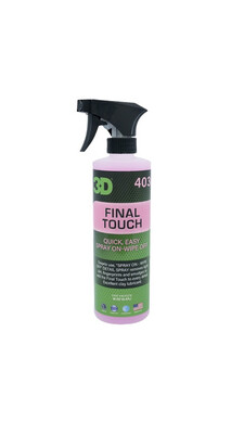 3D Final Touch Quick Detailer - 16 Oz