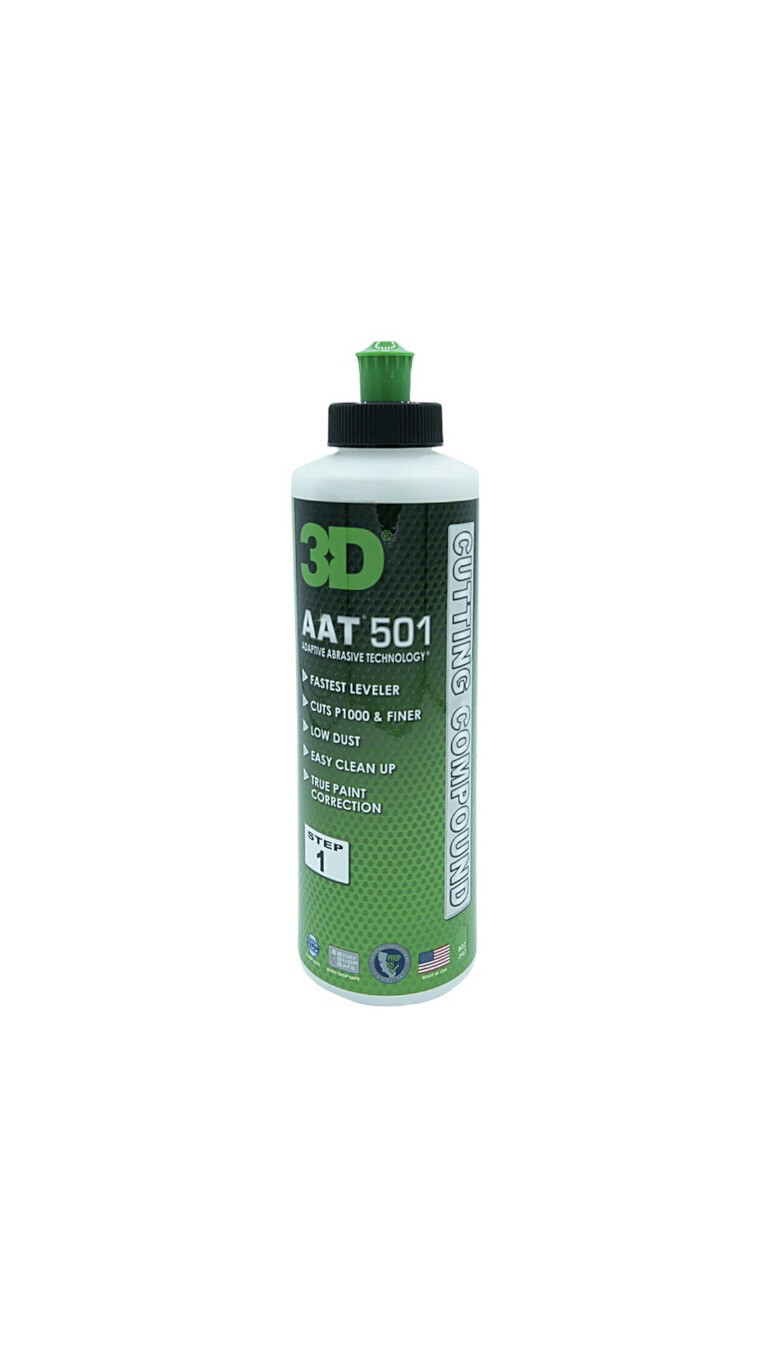 3D AAT 501 Rubbing Compound - 8 Oz 