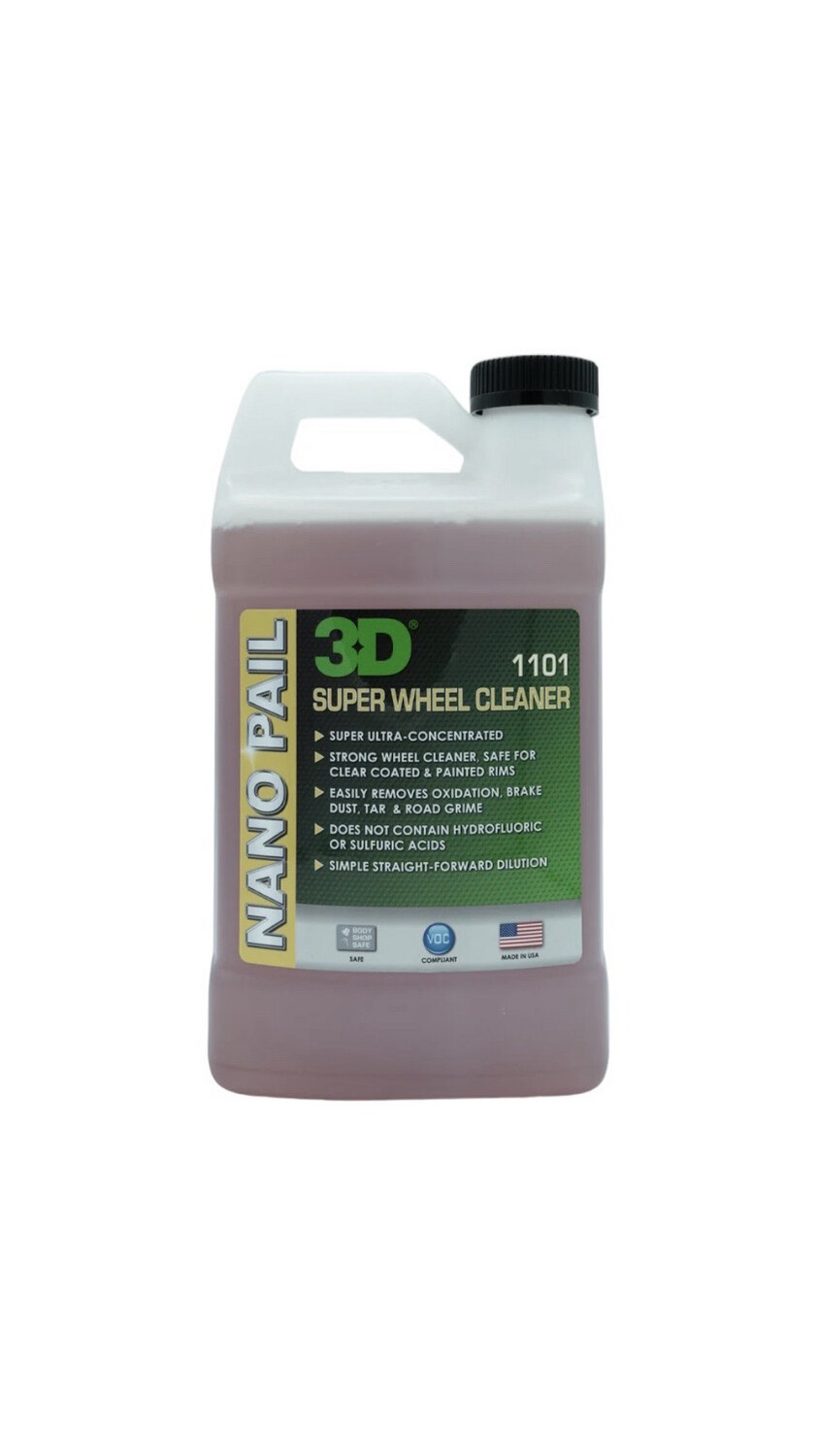 3D Nano Pail Super Wheel Cleaner - 1 Gallon 