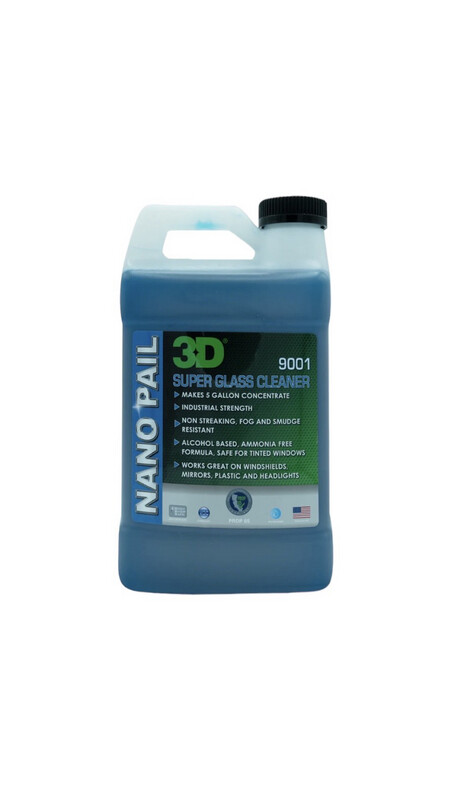 3D Nano Pail Super Glass Cleaner - 64 Oz