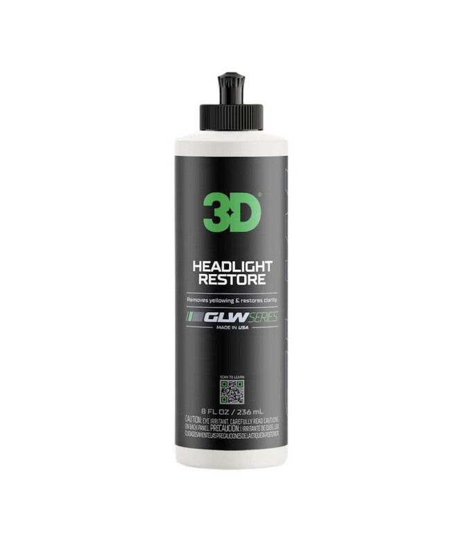 3D GLW Series Headlight Restore 8 Oz