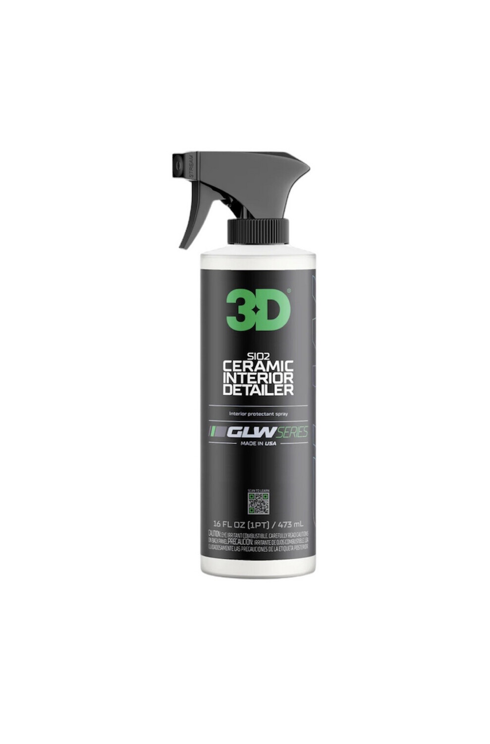 3D GLW Series SiO2 Ceramic Interior Detailer 16 Oz