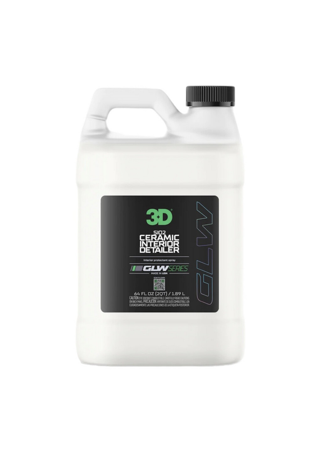 3D GLW Series SiO2 Ceramic Interior Detailer 64 Oz