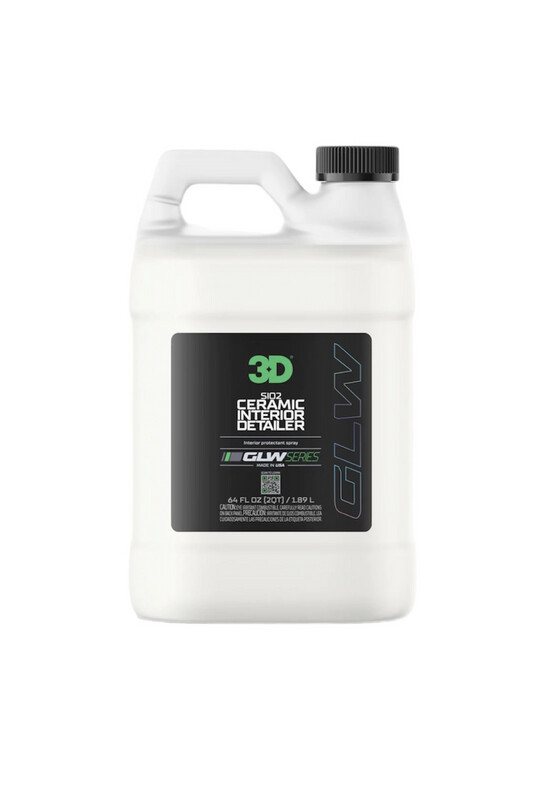 3D GLW Series SiO2 Ceramic Interior Detailer 64 Oz