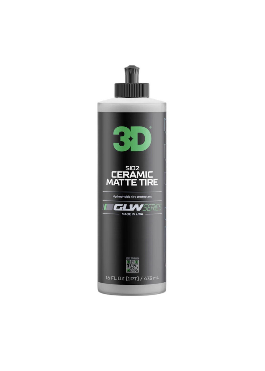 3D GLW Series SiO2 Ceramic Matte Tire 16 Oz