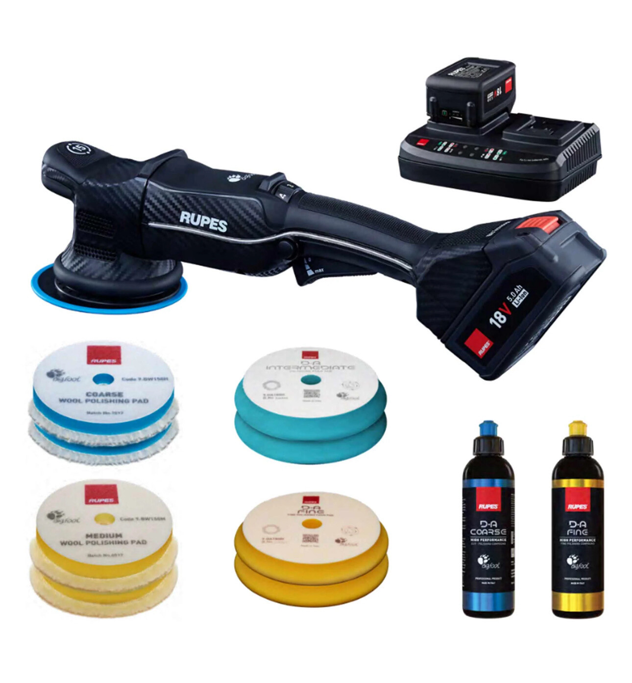 RUPES iBrid HLR15 Basic Kit - Cordless 15 Kit