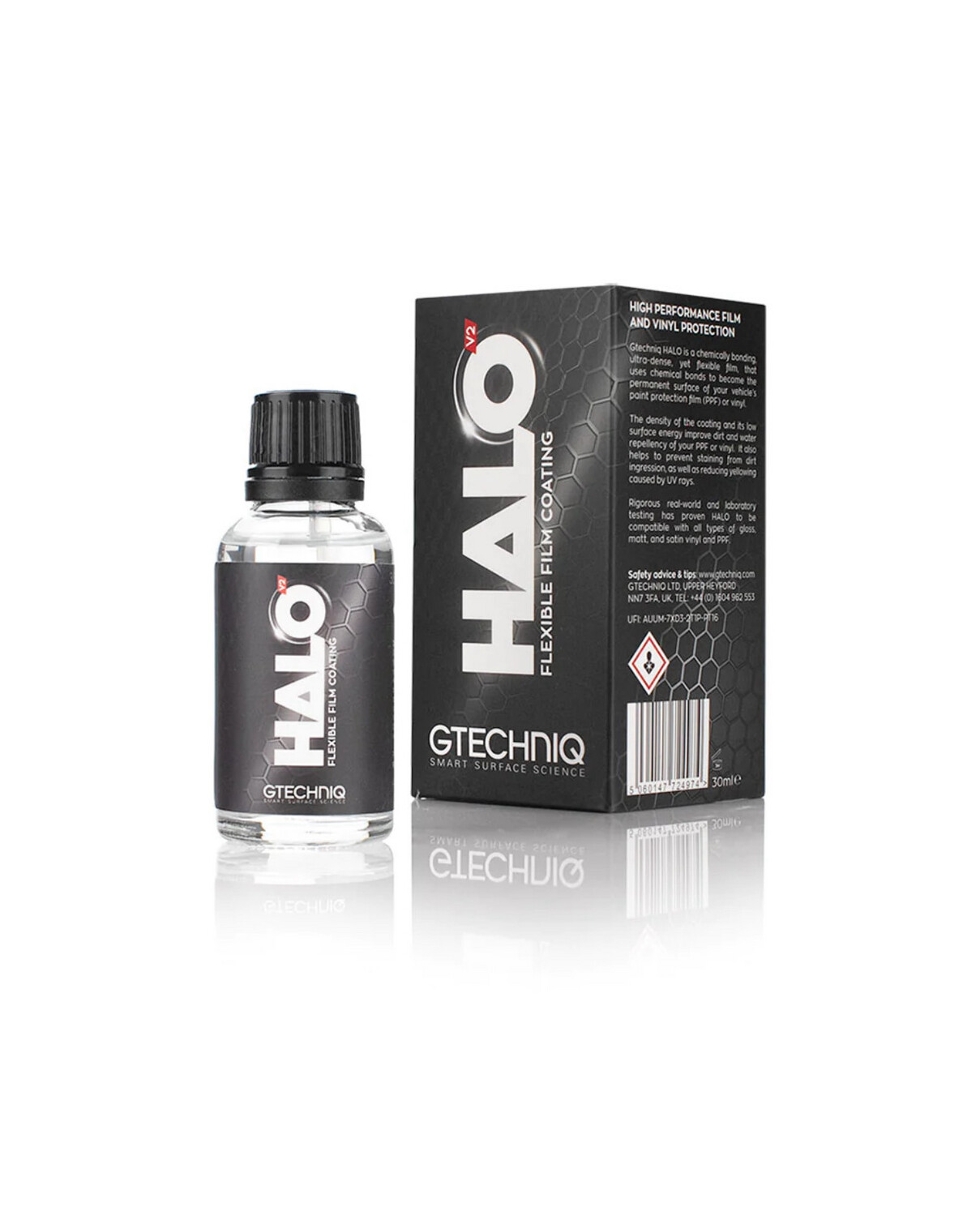 Gtechniq Halo v2 30ml | Flexible Film Ceramic Coating | PPF and Vinyl Gtechniq Halo v2 30ml | Flexible Film Ceramic Coating | PPF and Vinyl