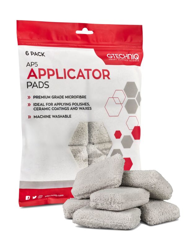 Gtechniq AP5 Microfiber Applicator Pad (6 Packs)