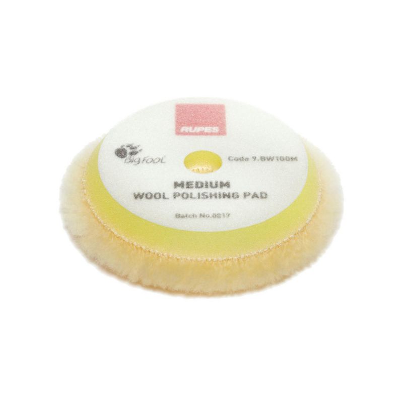 RUPES Medium Yellow Wool Polishing Pad - 3.5 Inch RUPES Medium Yellow Wool Polishing Pad - 3.5 Inch