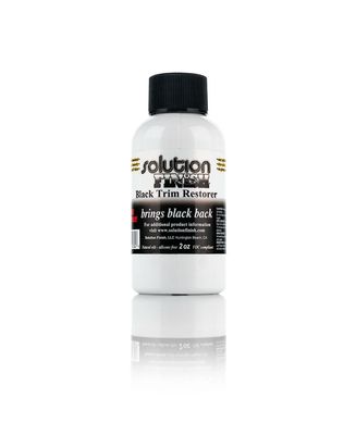 Solution Finish Trim Restorer 2 Oz Solution Finish Trim Restorer 2 Oz