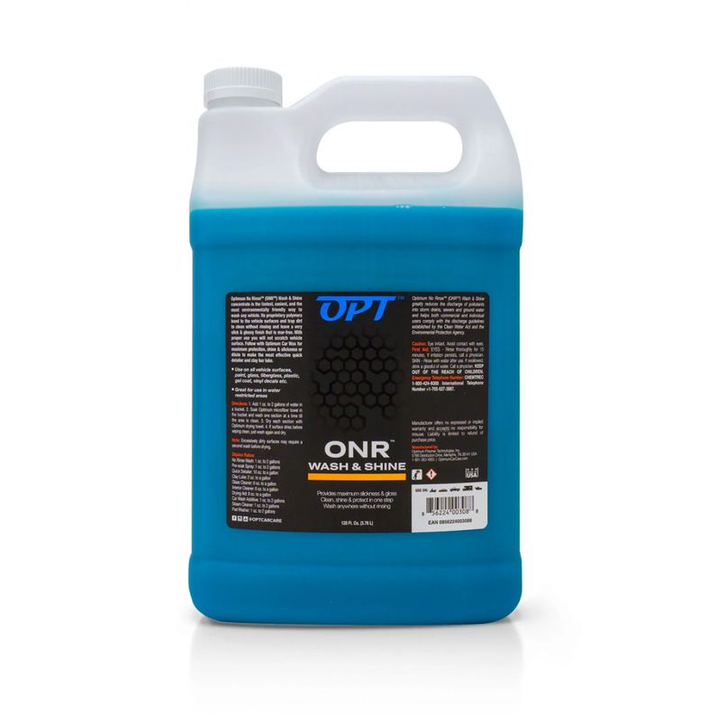 Optimum No Rinse Wash & Shine 1 Gallon Optimum No Rinse Wash & Shine 1 Gallon