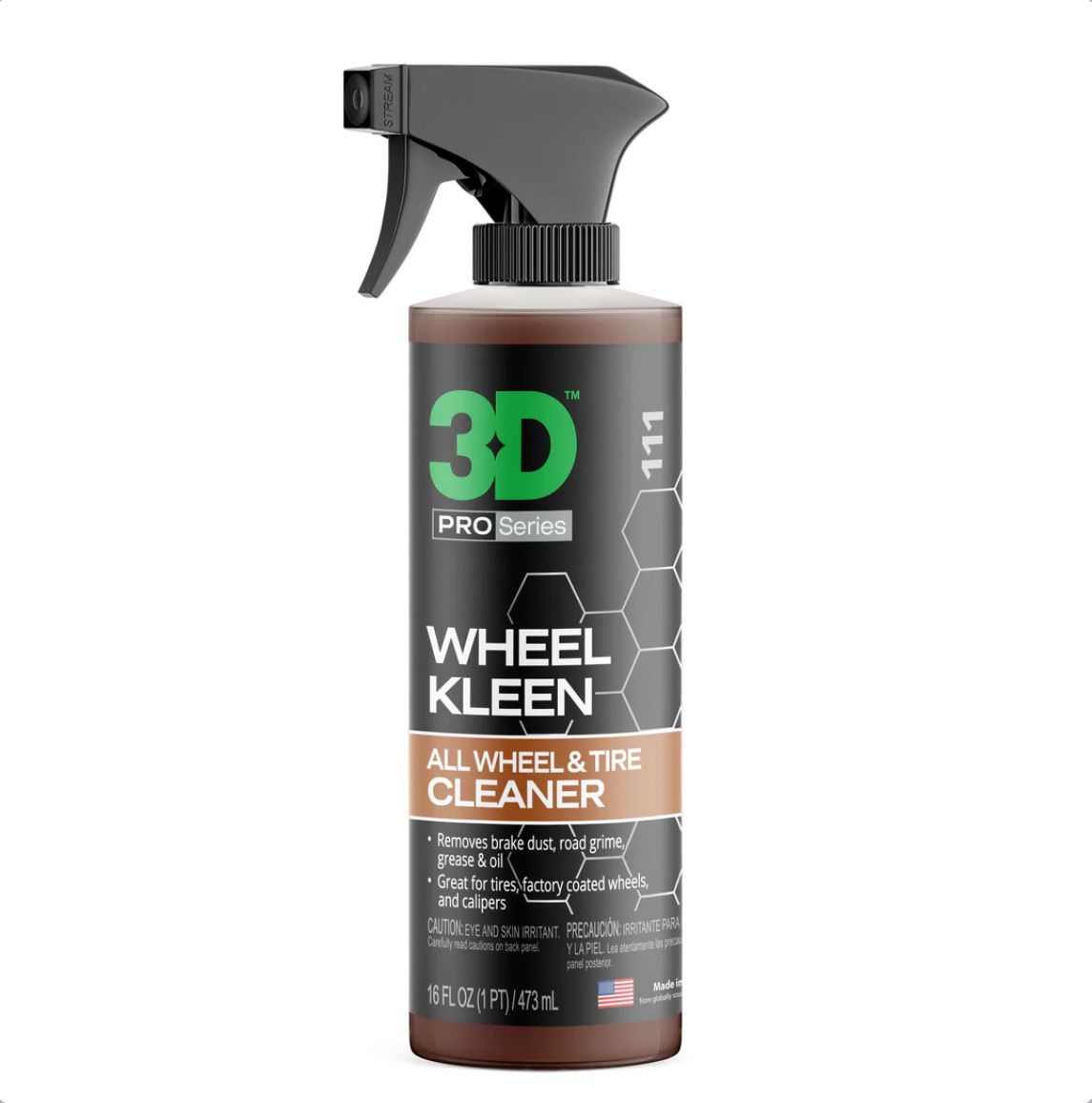 3D Wheel Kleen All Wheel and Tire Cleaner 16 Oz 3D Wheel Kleen All Wheel and Tire Cleaner 16 Oz