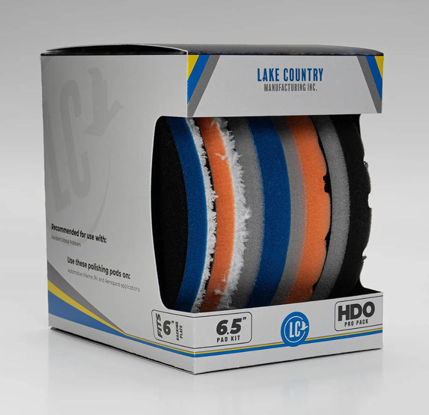 Lake Country HDO CCS Pad Kit - 6.5&quot; (5 pads)