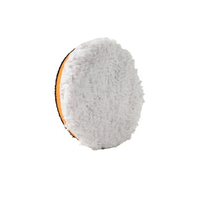 Lake Country Microfiber Light Cutting One Step Pad (OSP) - 3.25&quot;, White/Orange