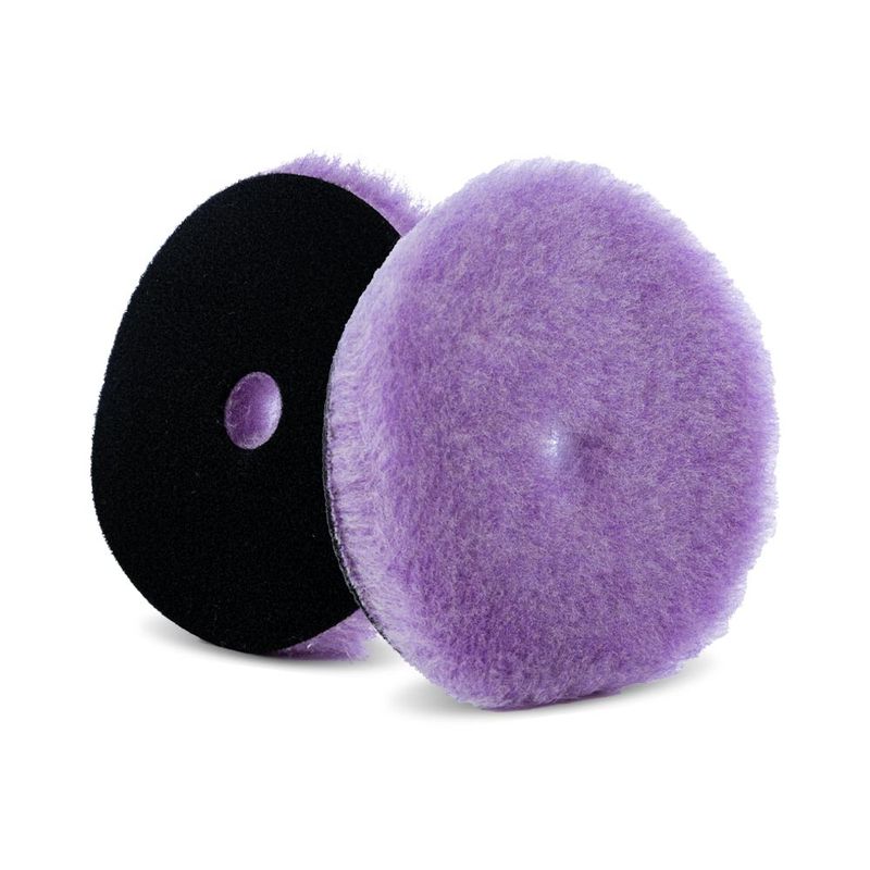 Lake Country Purple Foamed Wool Buffing/Polishing Pad - 5.5&quot;