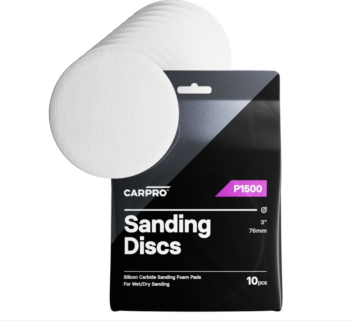 CARPRO Silicon Carbide Sanding Discs 5" - 1500 Grit (10 Packs) CARPRO Silicon Carbide Sanding Discs 5" - 1500 Grit (10 Packs)