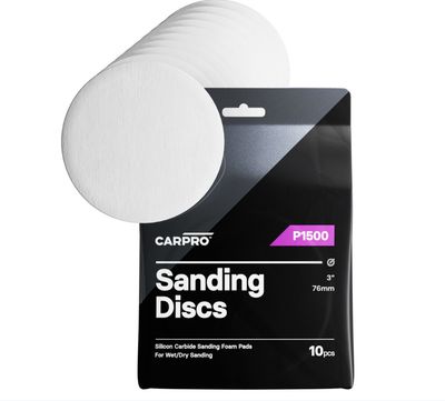 CARPRO Silicon Carbide Sanding Discs 5&quot; - 1500 Grit (10 Packs)