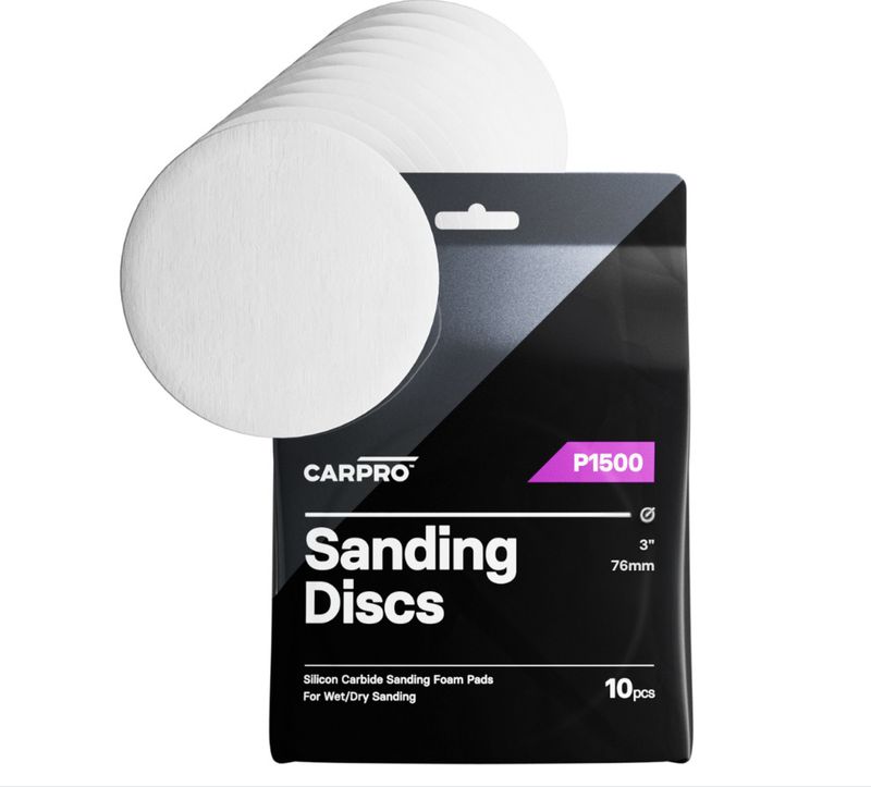CARPRO Silicon Carbide Sanding Discs 5&quot; - 1500 Grit (10 Packs)