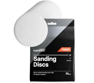 CARPRO Silicon Carbide Sanding Discs 3&quot; - 2000 Grit (10 Packs)