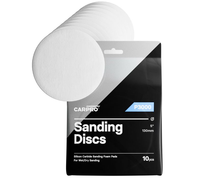CARPRO Silicon Carbide Sanding Discs 5&quot; - 3000 Grit (10 Packs)