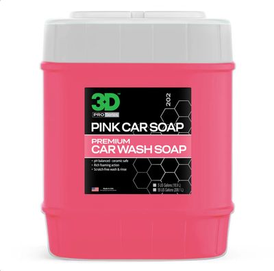 3D Pink Car Soap - 5 Gallon 
