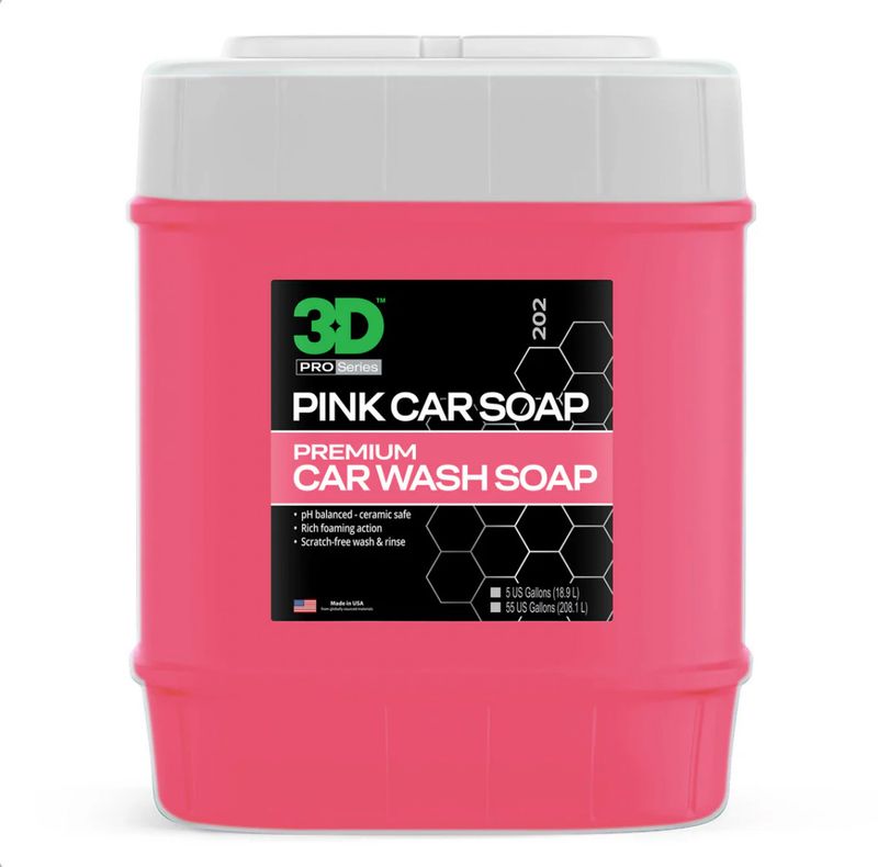3D Pink Car Soap - 5 Gallon  3D Pink Car Soap - 5 Gallon