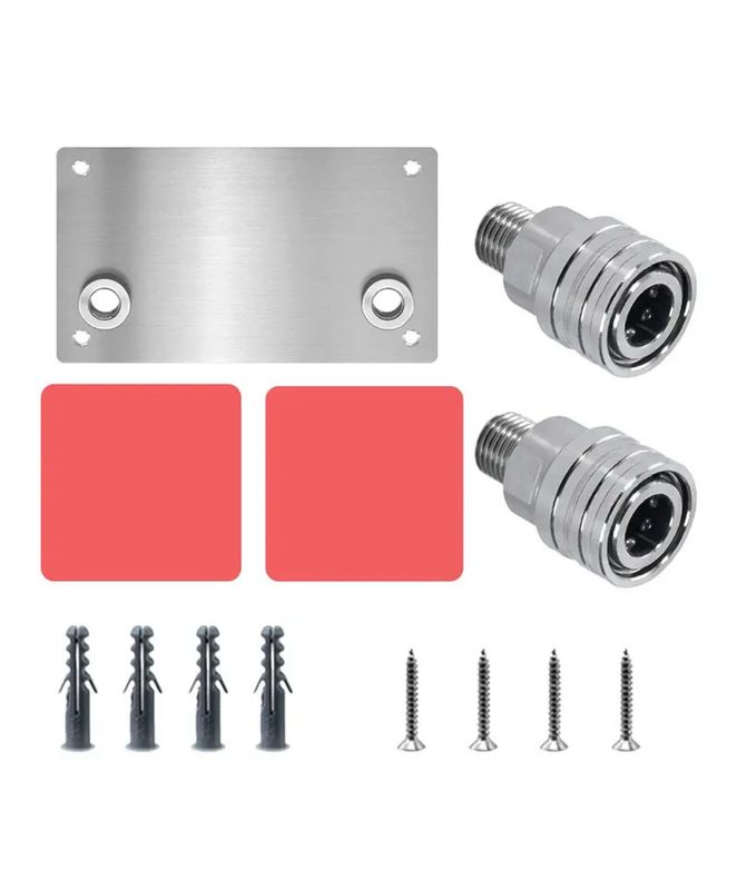 Pressure Washer Foam Cannon Holder 1/4in Quick Connector Wall Mount Pressure Washer Foam Cannon Holder 1/4in Quick Connector Wall Mount