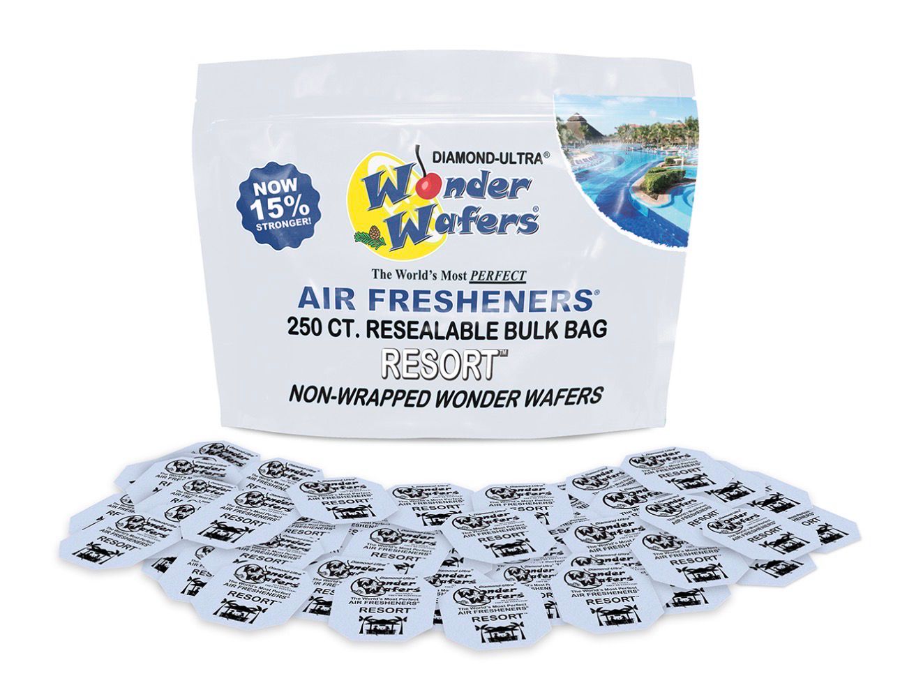250 Count Non-Wrapped Wonder Wafers Bulk Bag - Resort