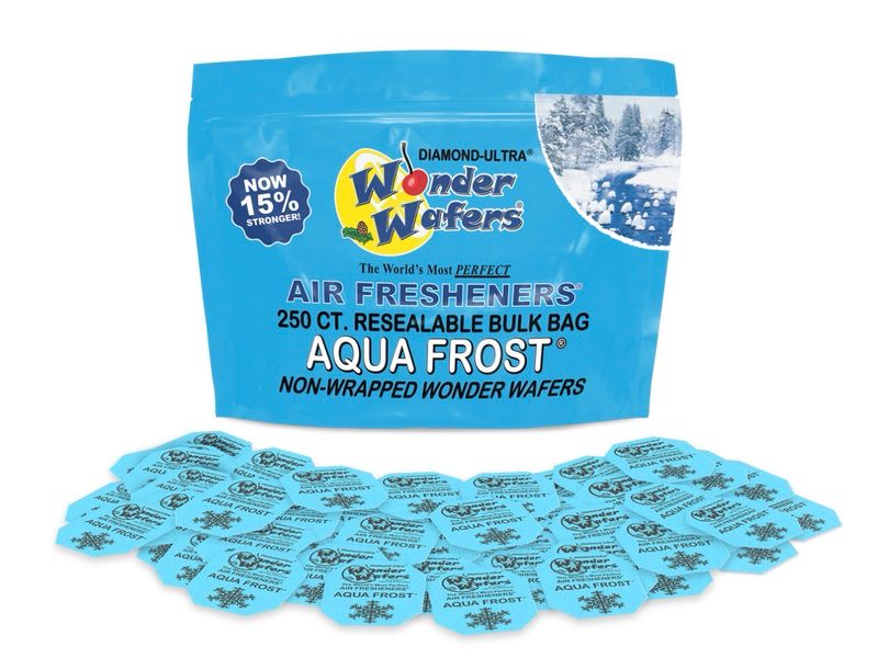 250 Count Non-Wrapped Wonder Wafers Bulk Bag - Aqua Frost