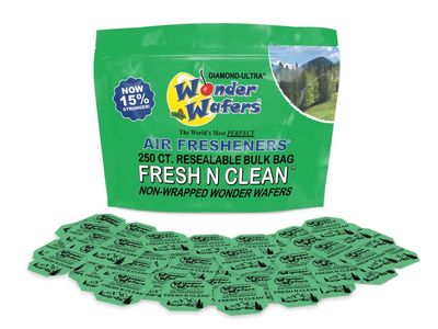250 Count Non-Wrapped Wonder Wafers Bulk Bag - Fresh N Clean