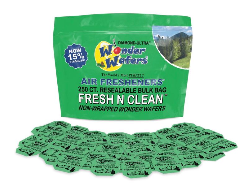 250 Count Non-Wrapped Wonder Wafers Bulk Bag - Fresh N Clean