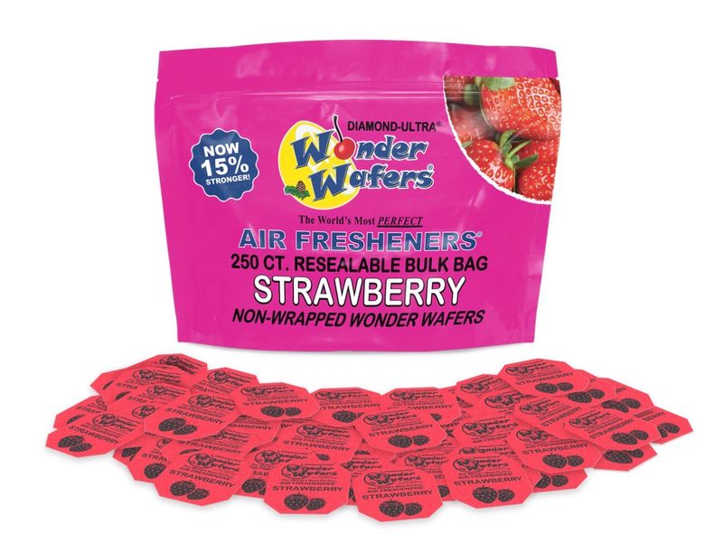 250 Count Non-Wrapped Wonder Wafers Bulk Bag - Strawberry 