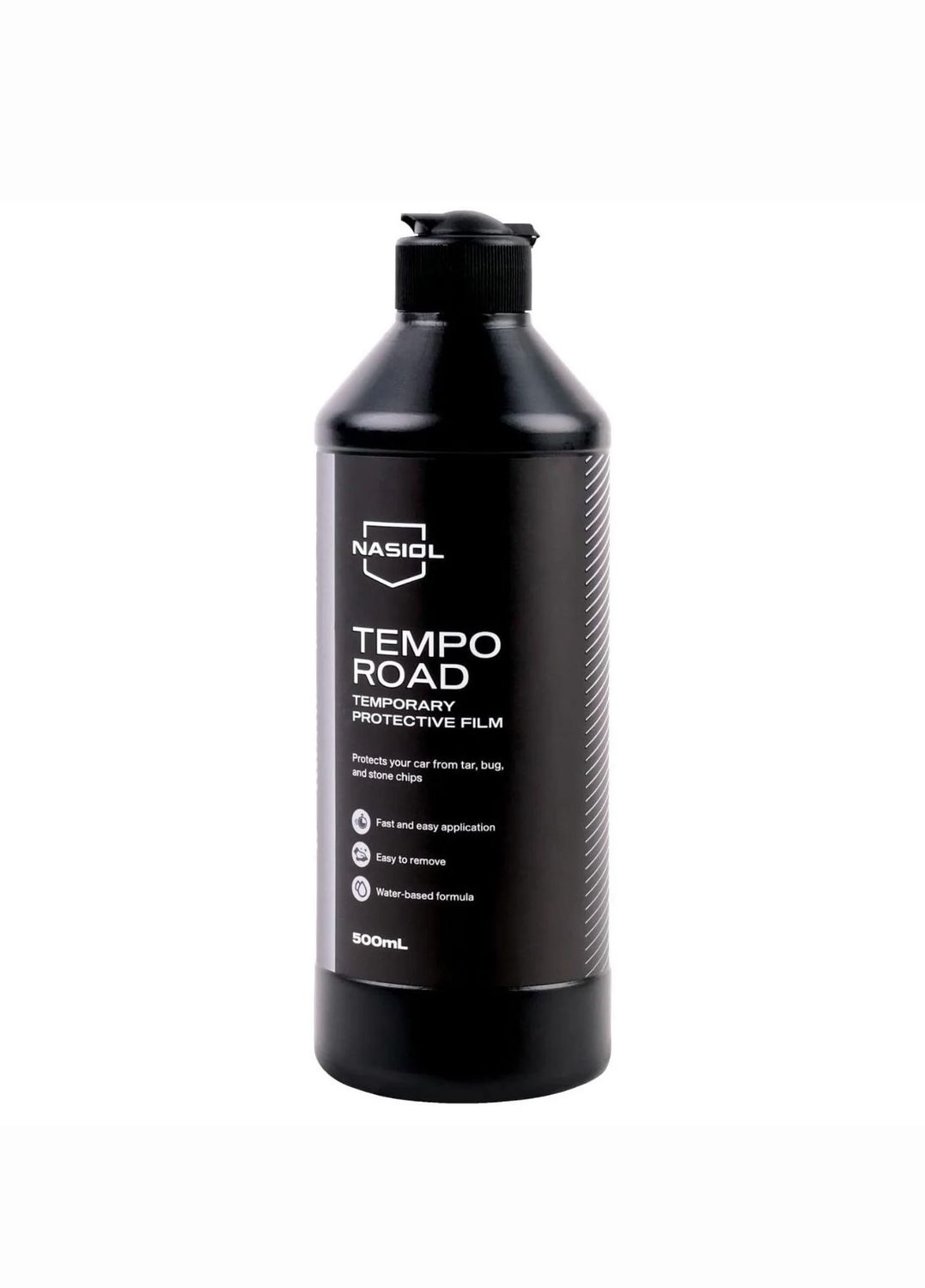 Nasiol TempoRoad Temporary Protective Film for Paint, Trim &amp; Lights Eco-Friendly Bug &amp; Sand Barrier for Harsh Driving Conditions 500ml