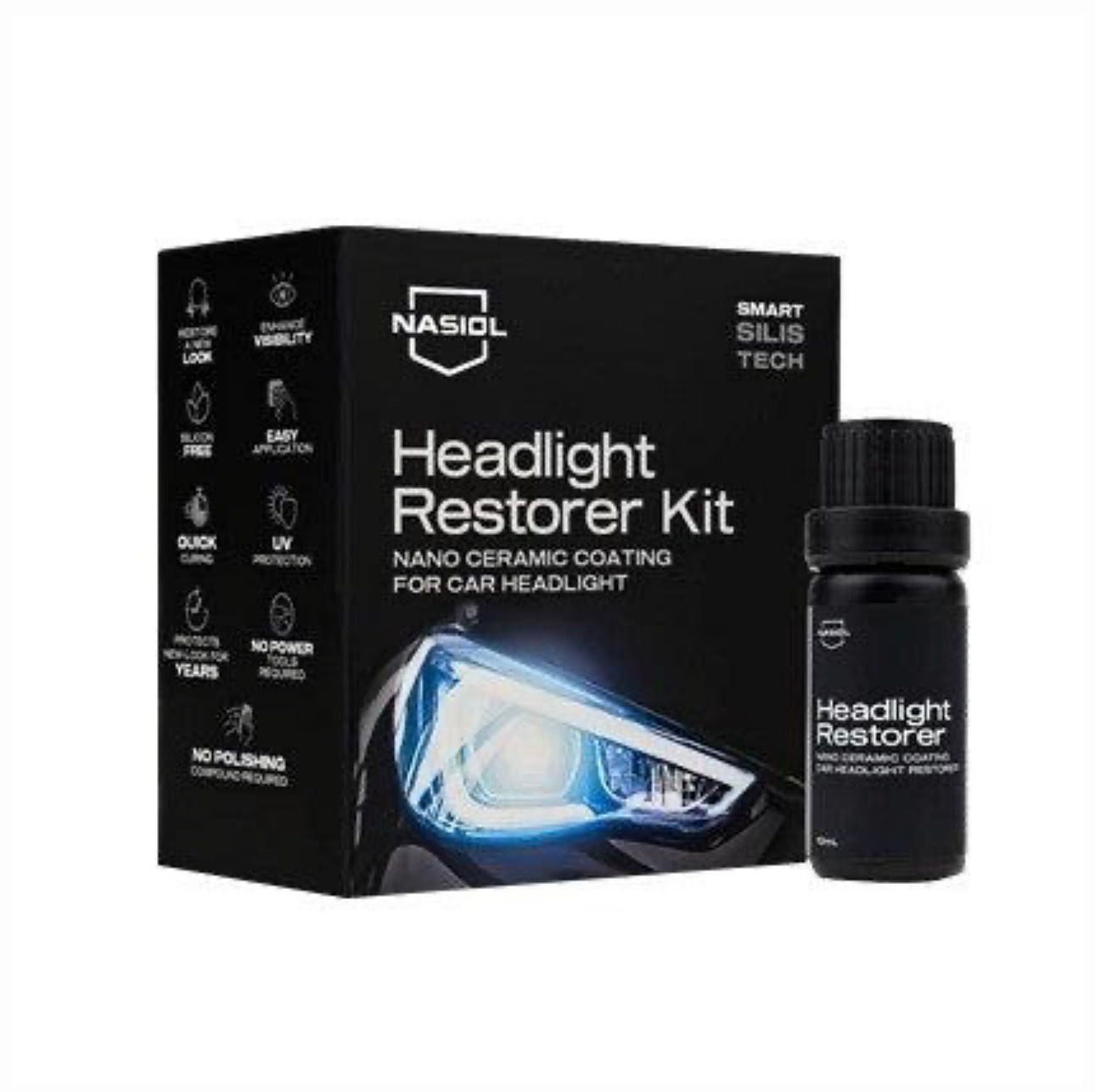 Nasiol Headlight Restorer Kit 