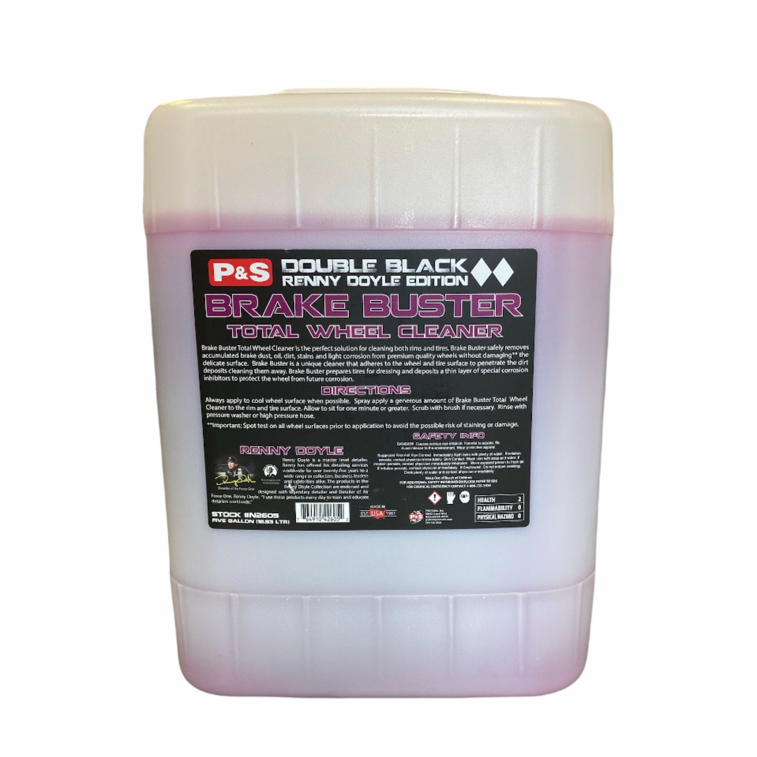 P&amp;S Brake Buster Non Acid Wheel Cleaner - 5 Gallon