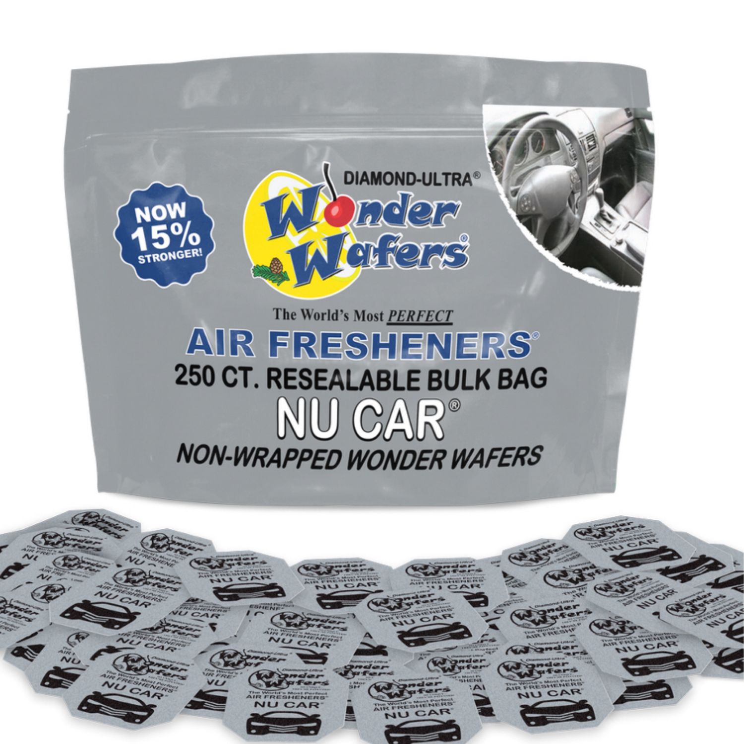 250 Count (NU Car) Non-Wrapped Wonder Wafers Bulk Bag