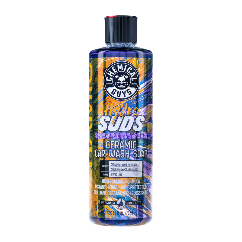 Chemical Guys Hydro Suds High-Gloss Hyper Foaming SiO2 Ceramic Car Wash Soap 16 oz.