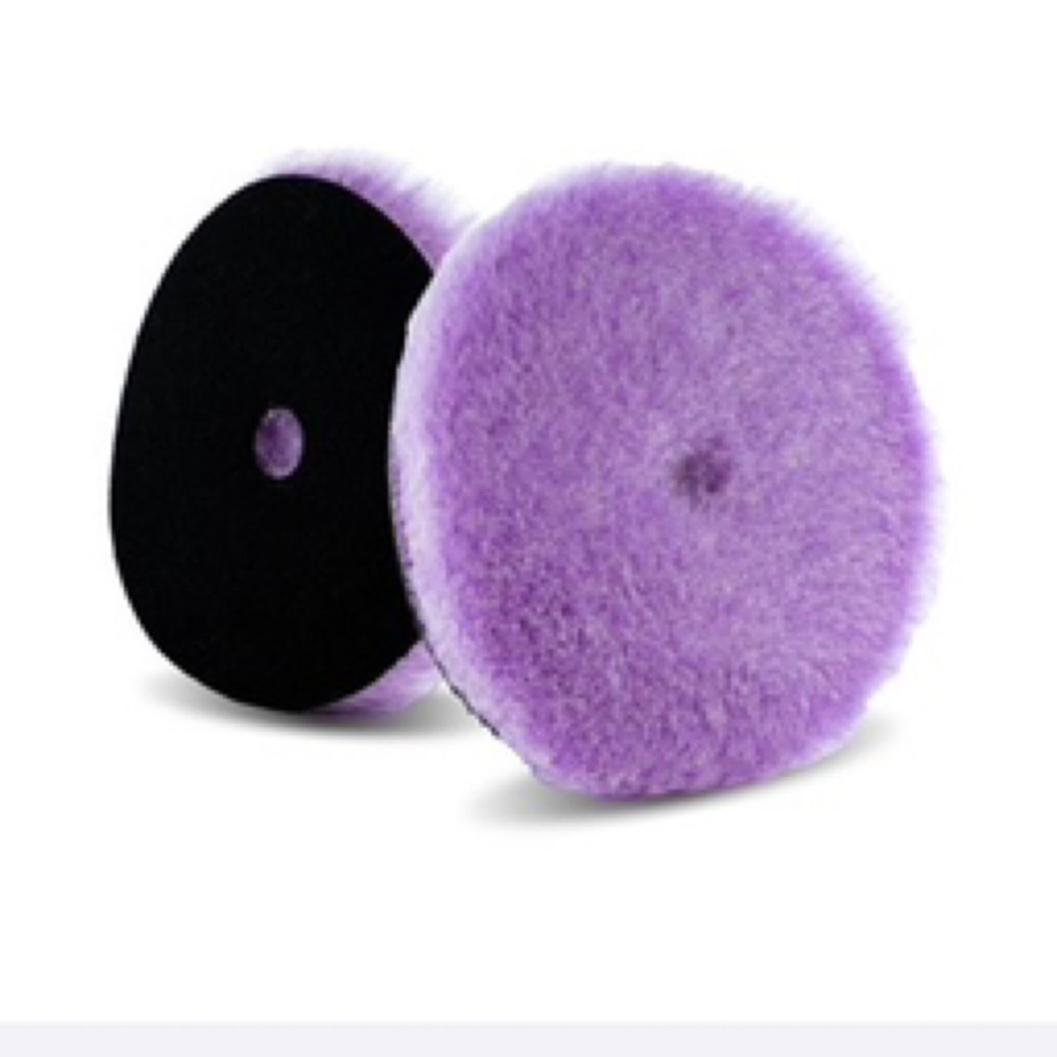 Lake Country Purple Foamed Wool Buffing/Polishing Pad - 6.5"