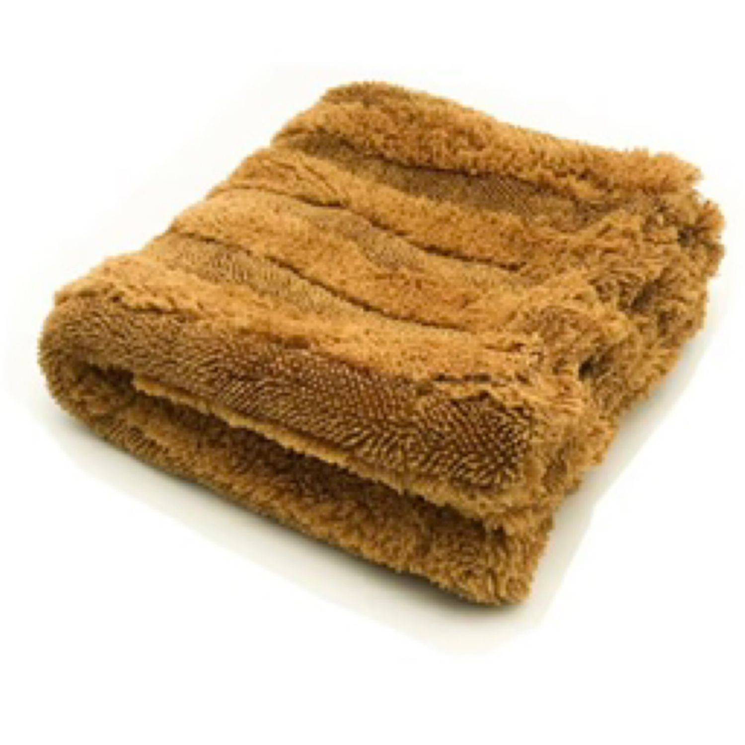 GOLD 1200 GSM Edgeless Twistesd Drying Towel (16"x16") - BROWN