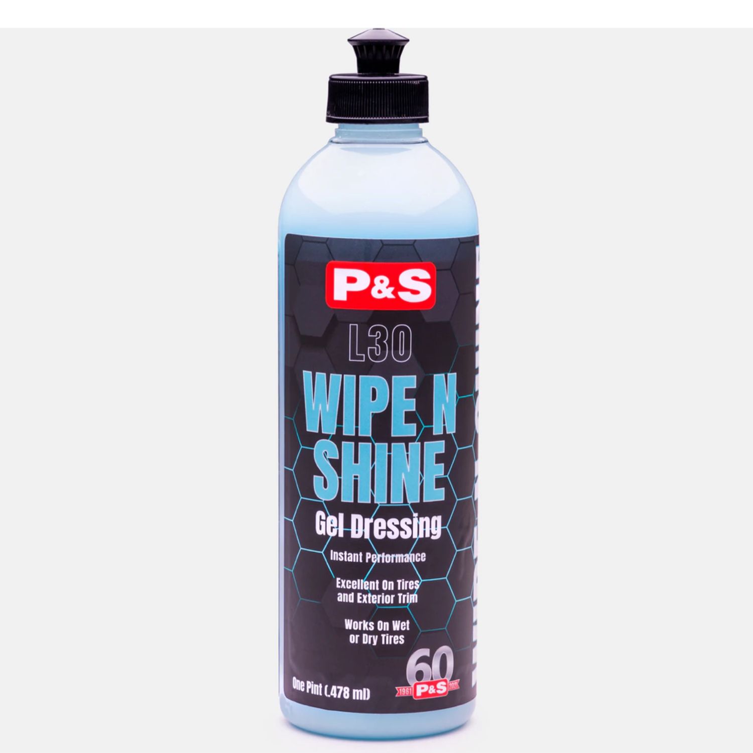 P&amp;S Wipe N Shine Tire  Dressing Gel 16 Oz
