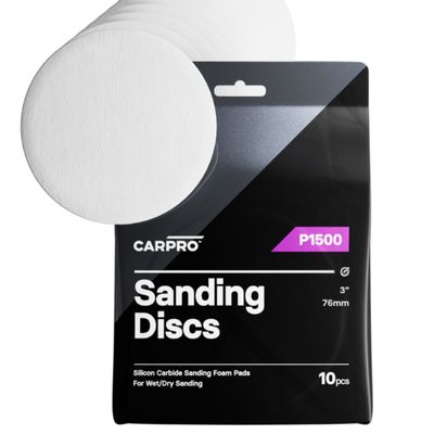 CARPRO Silicon Carbide Sanding Discs 3" - 1500 Grit (10 Packs)