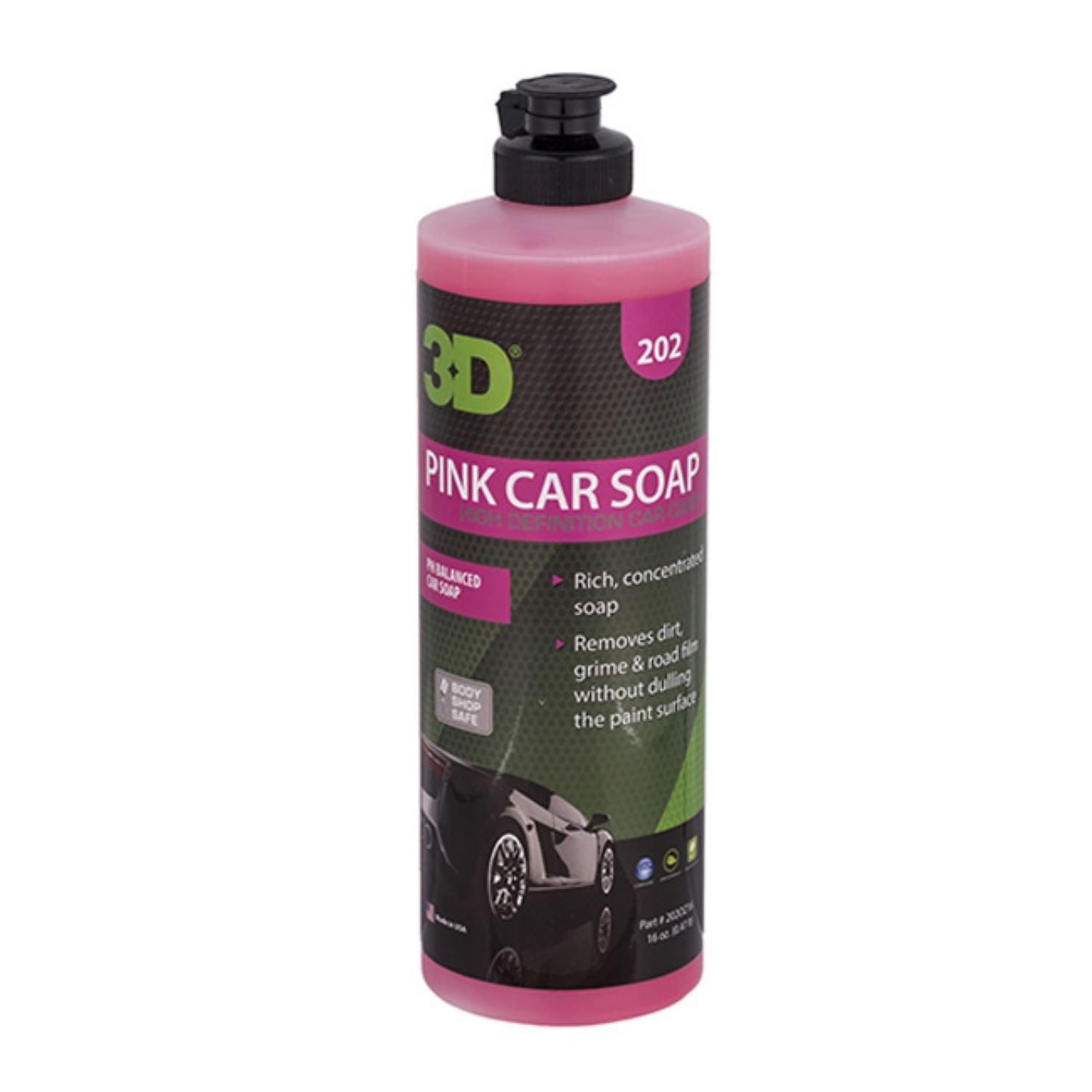 3D Pink Car Soap - 16 Oz