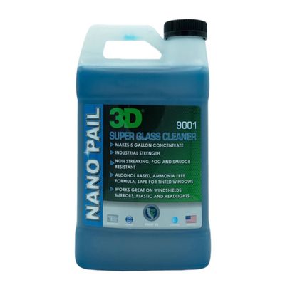 3D Nano Pail Super Glass Cleaner - 64 Oz