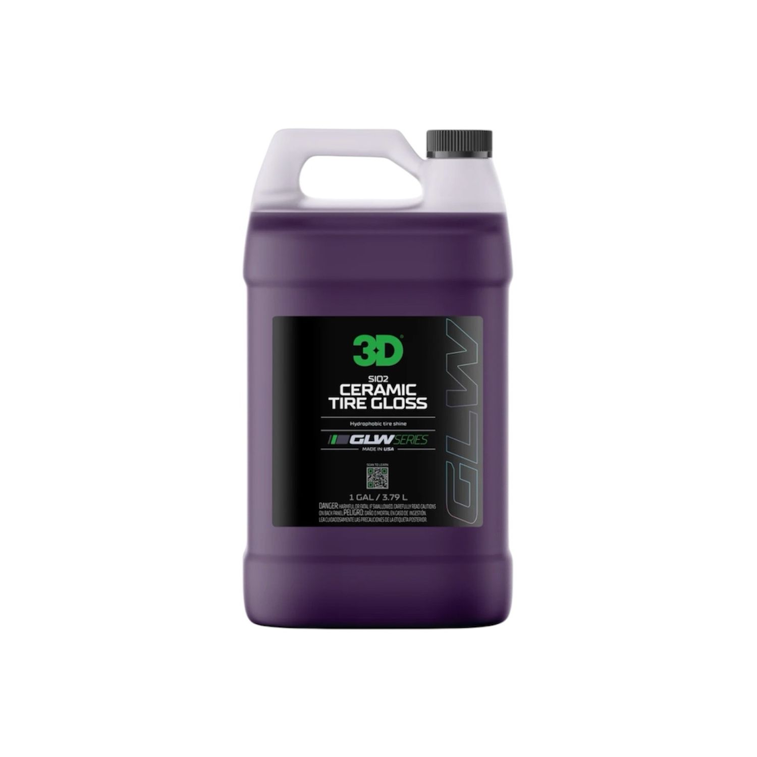3D GLW Series SiO2 Ceramic Tire Gloss 1 Gallon