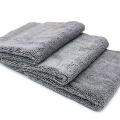 Gray Edgeless 550 GSM Microfiber Towel
